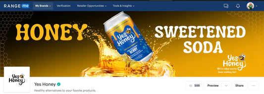 RangeMe Names Yes Honey Top 50 Food and Beverage Brand