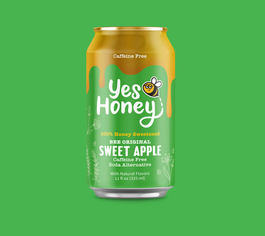 All Natural Honey-Sweetened Apple Soda Alternative