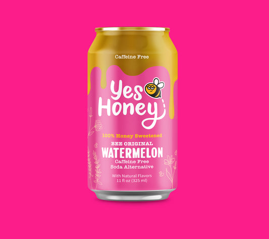 All Natural Honey-Sweetened Watermelon Soda Alternative