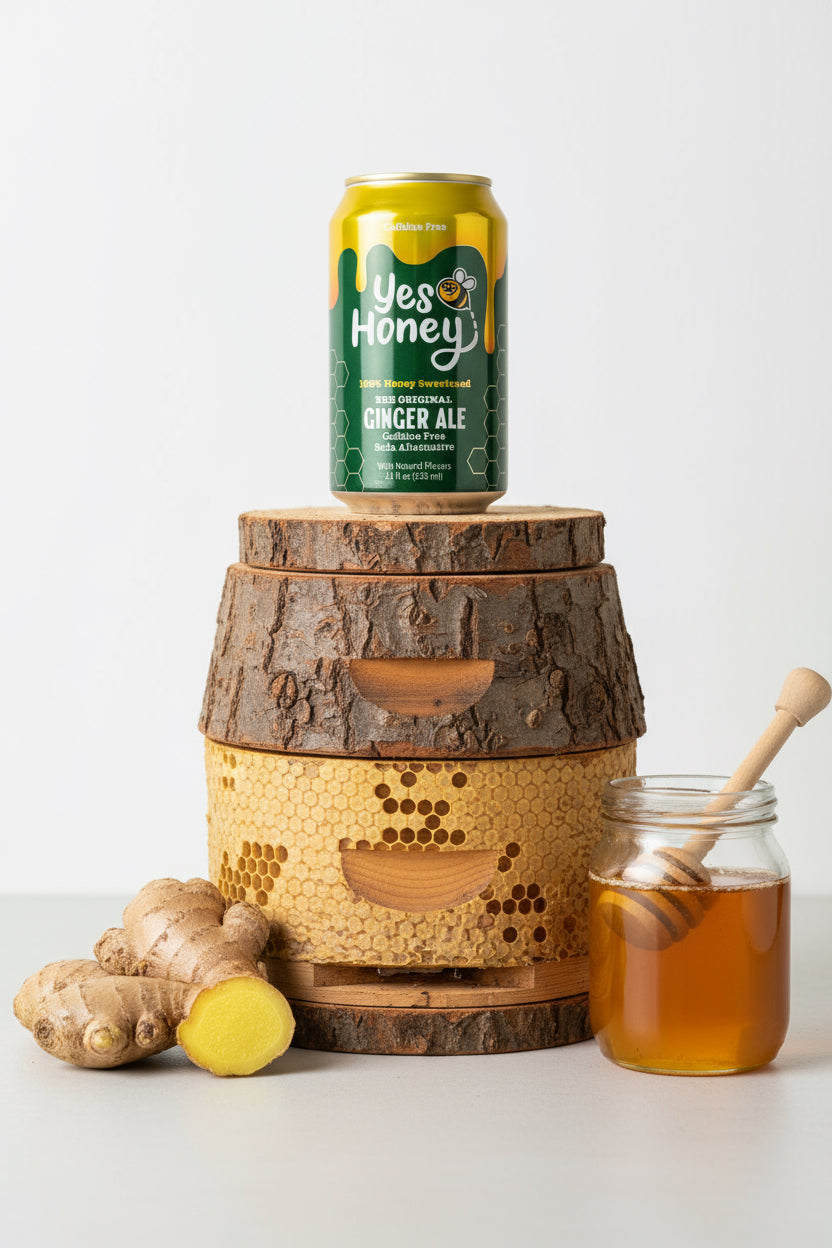 Bee Original Ginger Ale Soda Alternative