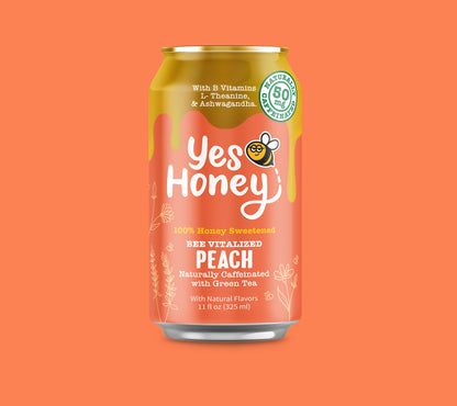 Honey-Sweetened Peach tea